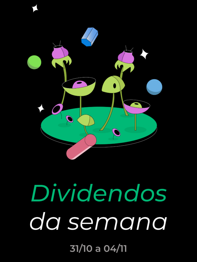 Dividendos de ações da semana 31/10/2022