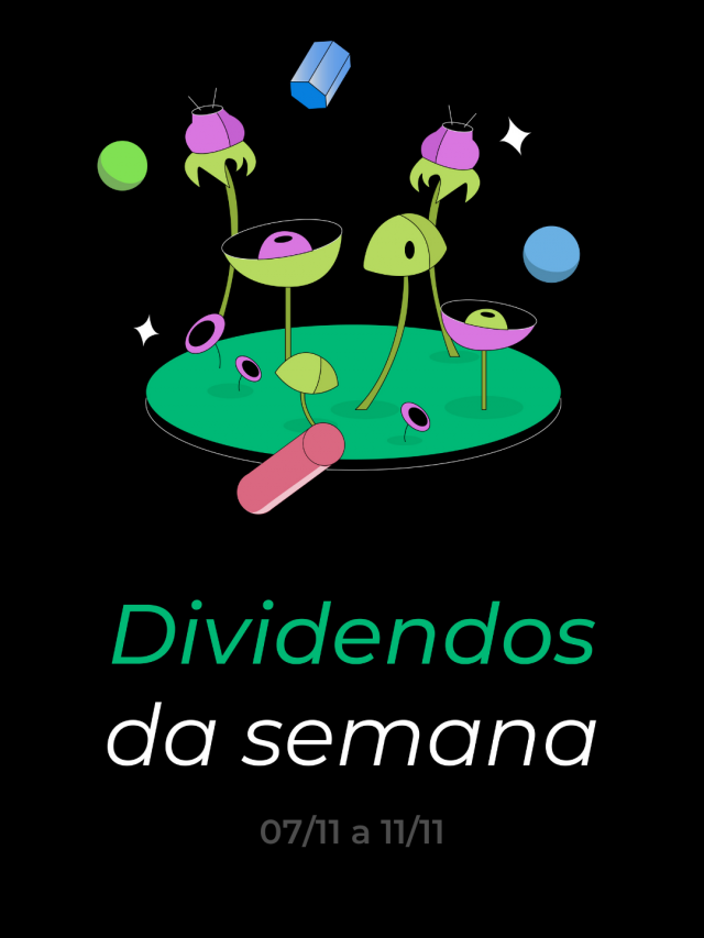 Dividendos de ações da semana 07/11/2022
