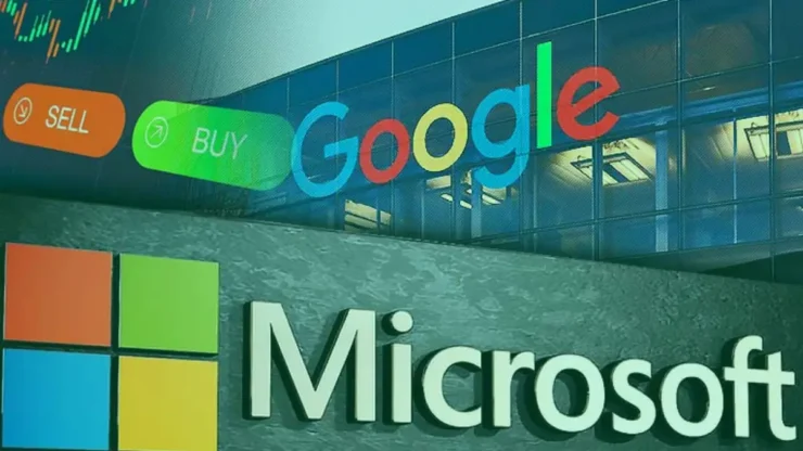 Resultados de Google e Microsoft superam expectativas mas ações caem